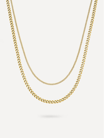 Double Trouble™ | Trendy dubbele ketting