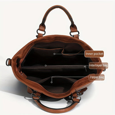 Charlotte’s Klassieke Elegantie™ | ruime vintage tote tas