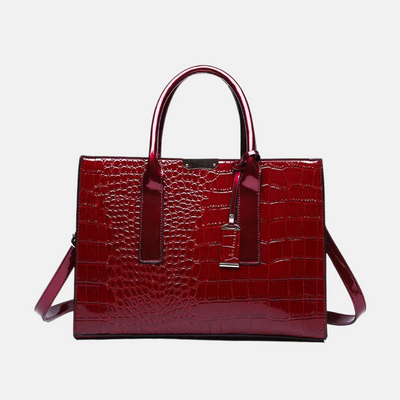 Zoo™ | elegante handtas met krokodillenprint