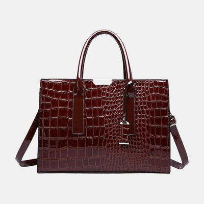 Zoo™ | elegante handtas met krokodillenprint
