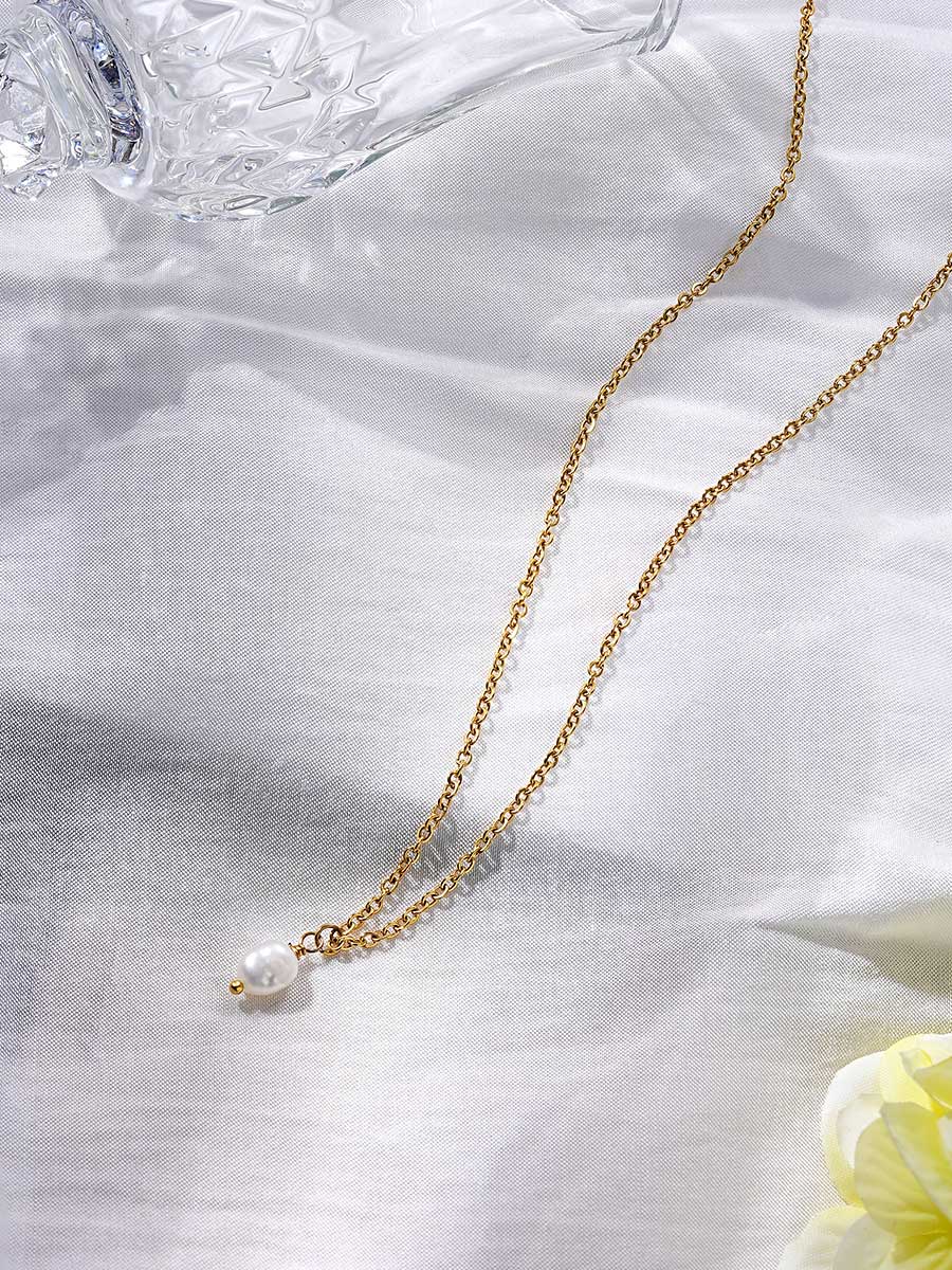 Simple Pearl Pendant™ | Minimalistische ketting