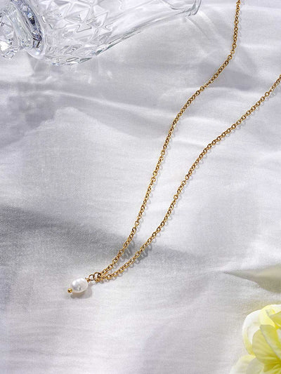 Simple Pearl Pendant™ | Minimalistische ketting