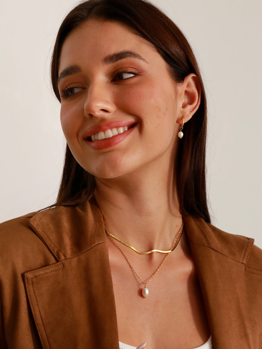 Simple Pearl Pendant™ | Minimalistische ketting
