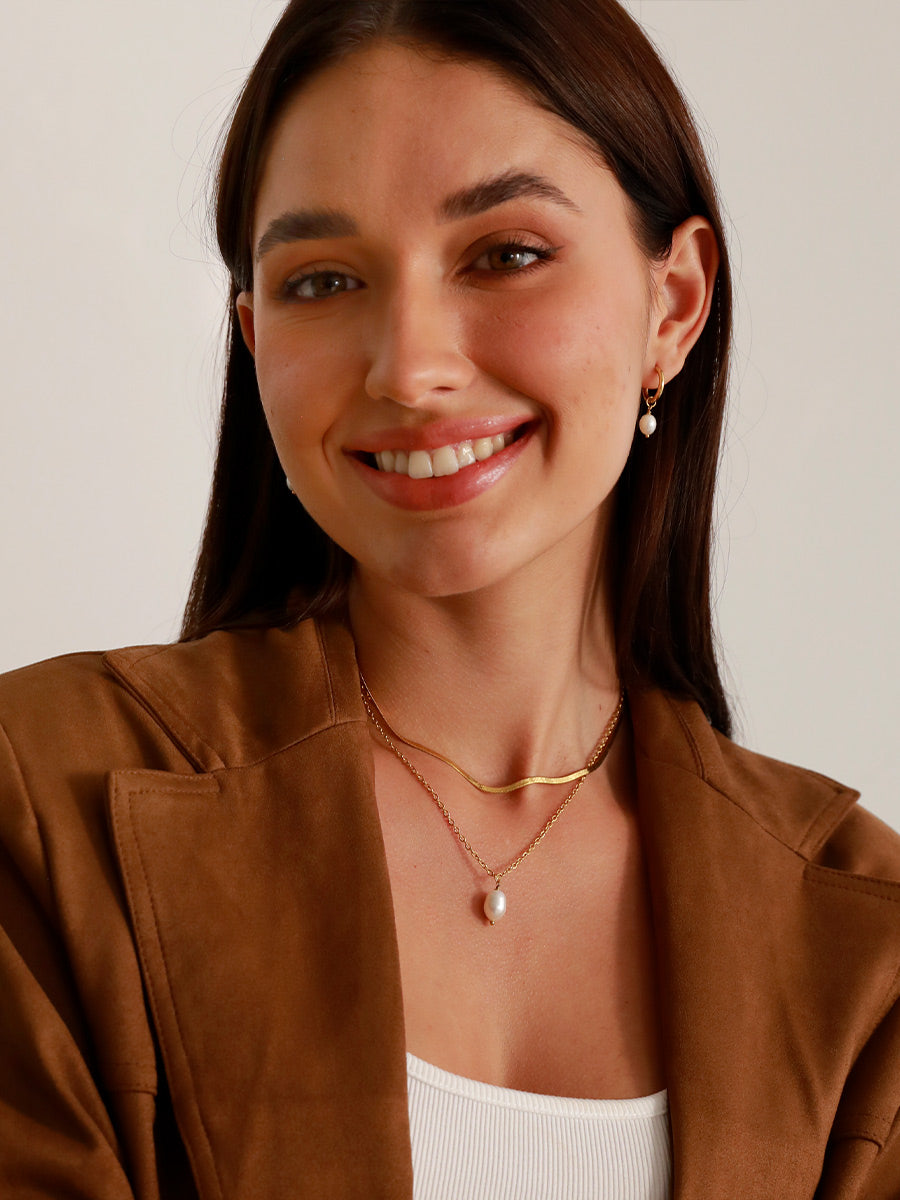 Simple Pearl Pendant™ | Minimalistische ketting