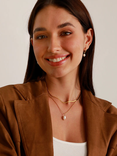 Simple Pearl Pendant™ | Minimalistische ketting