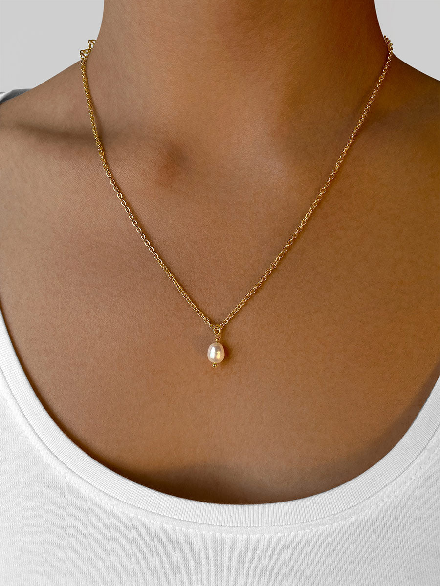 Simple Pearl Pendant™ | Minimalistische ketting