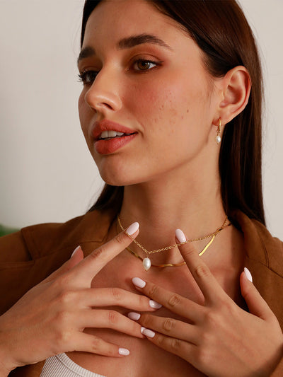 Simple Pearl Pendant™ | Minimalistische ketting