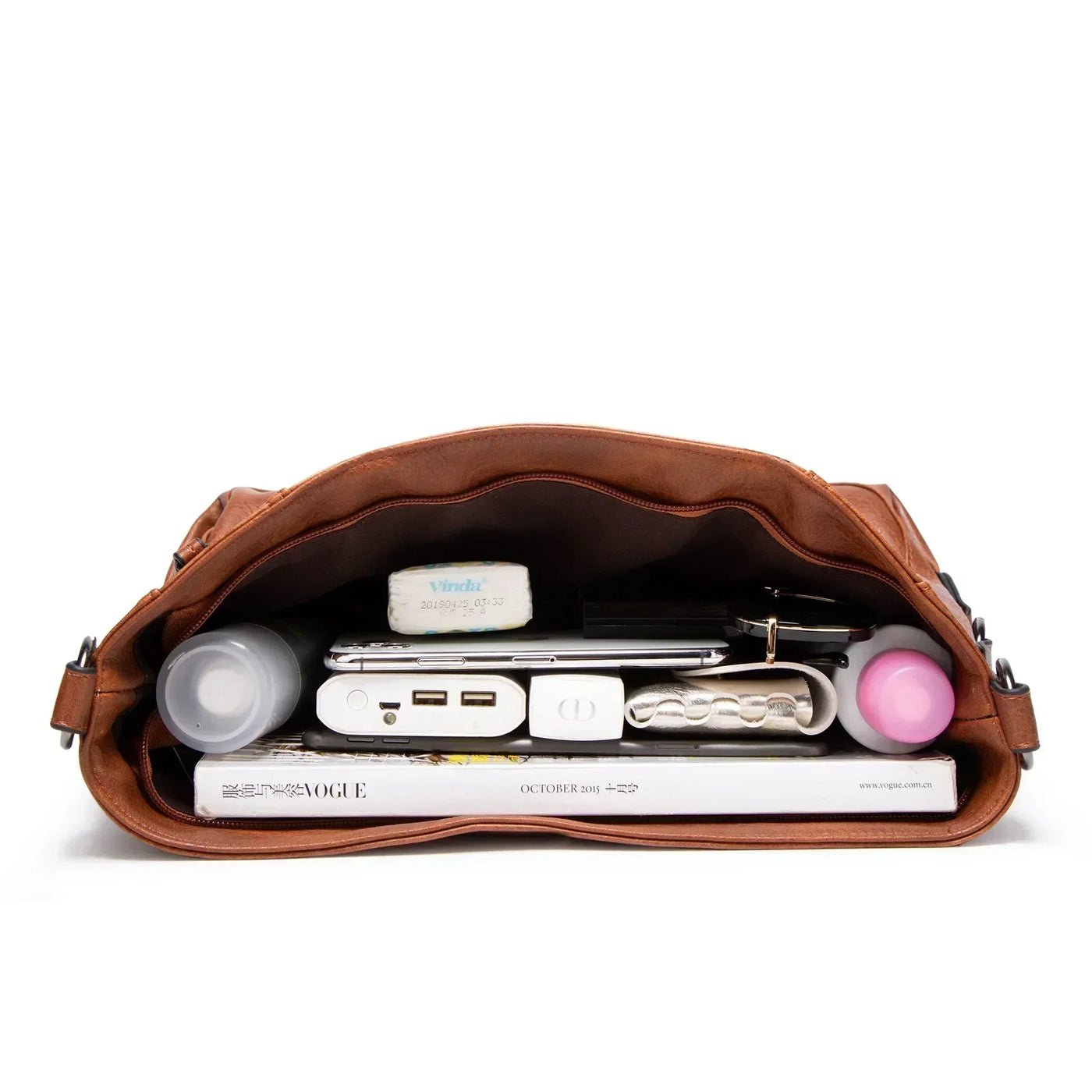 priscilla's daily luxe™ | casual leren tas