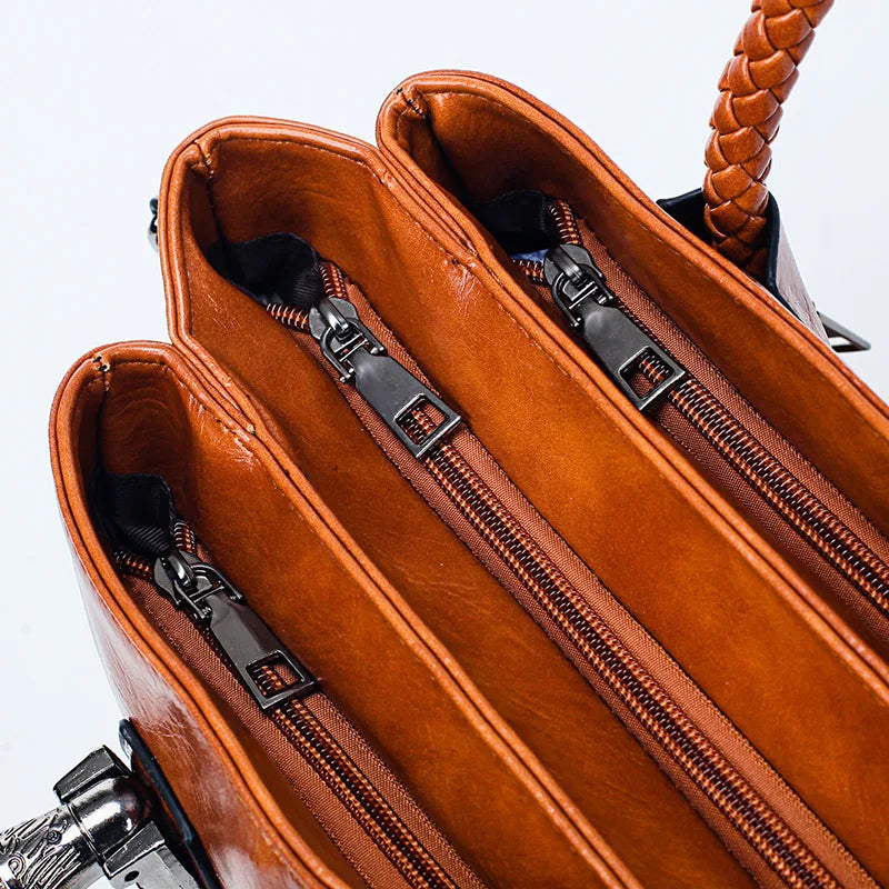 Giana™ | Elegante handtas met gevlochten handvat