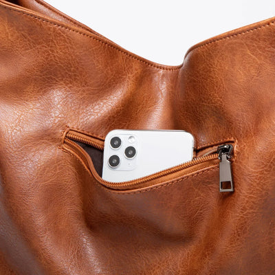 priscilla's daily luxe™ | casual leren tas