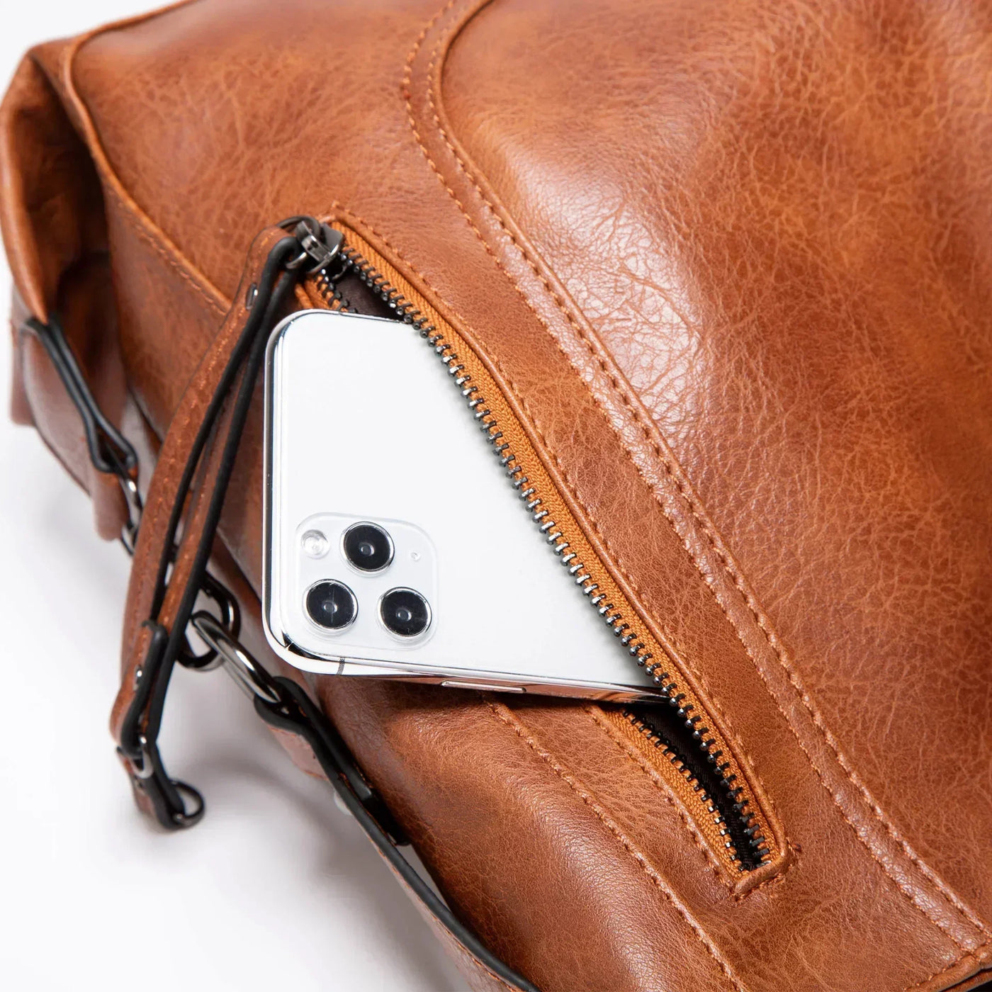 priscilla's daily luxe™ | casual leren tas