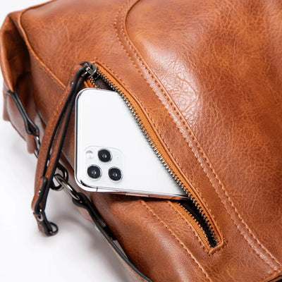 priscilla's daily luxe™ | casual leren tas