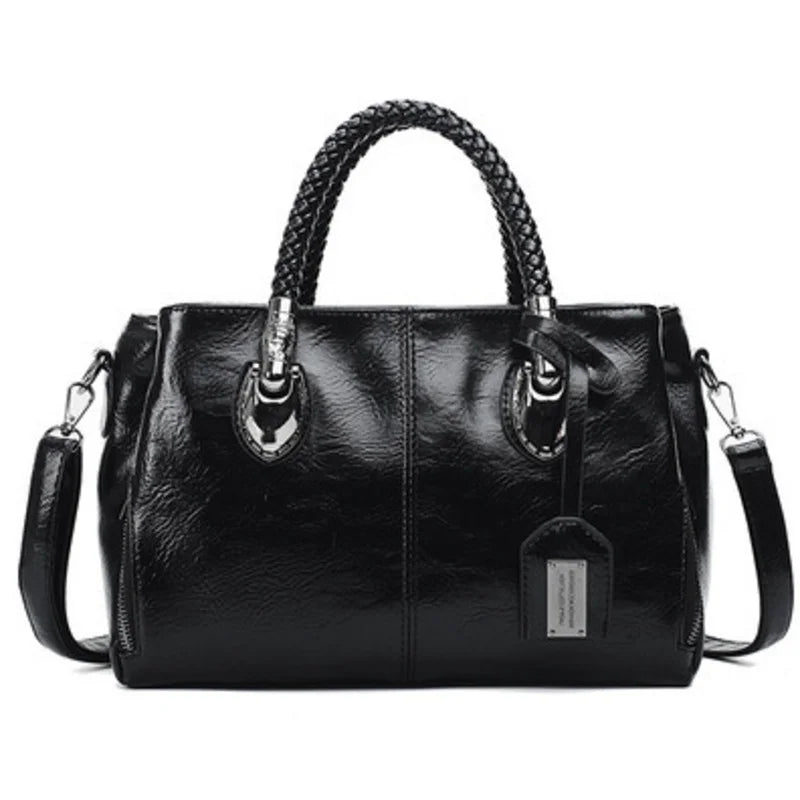 Giana™ | Elegante handtas met gevlochten handvat