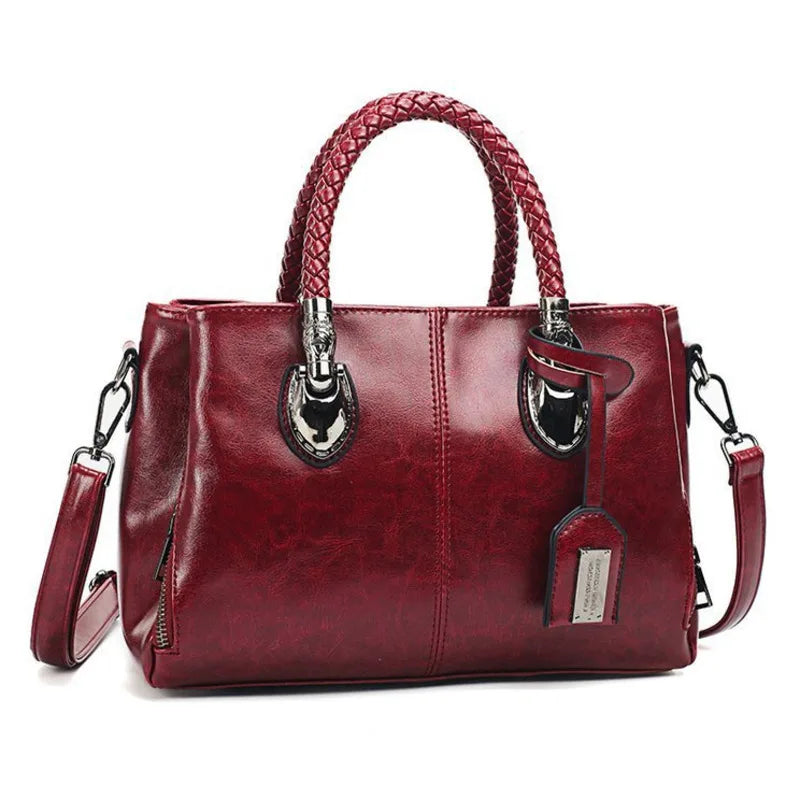 Giana™ | Elegante handtas met gevlochten handvat