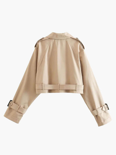 Blair™ | Cropped Trenchcoat