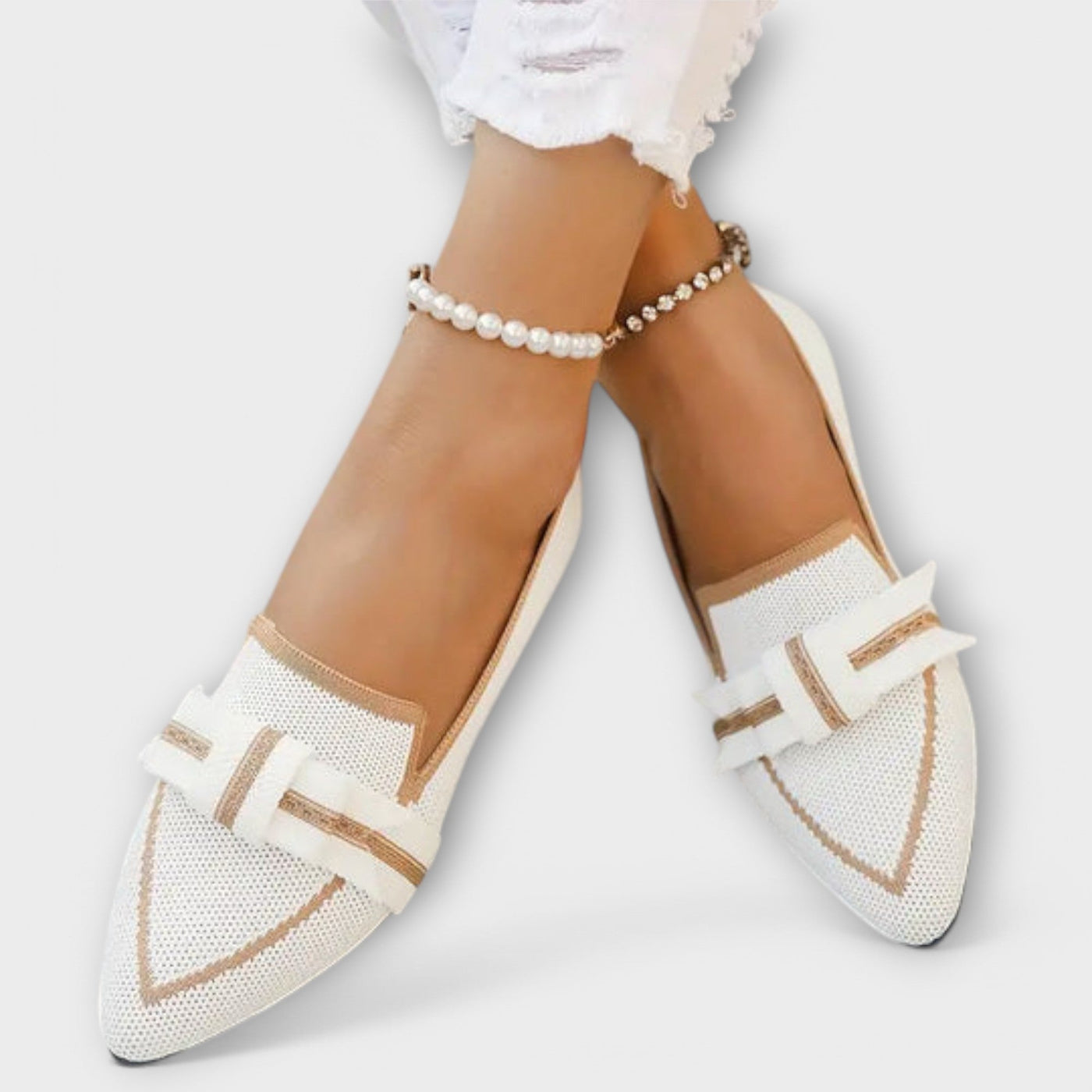 Elanora™ | Birgit Loafers met Knoopdetail