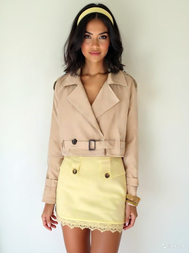 Blair™ | Cropped Trenchcoat